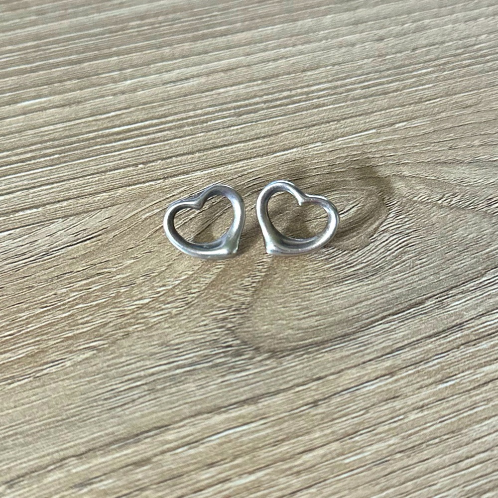 Tiffany & Co. Elsa Peretti Open Heart Earrings